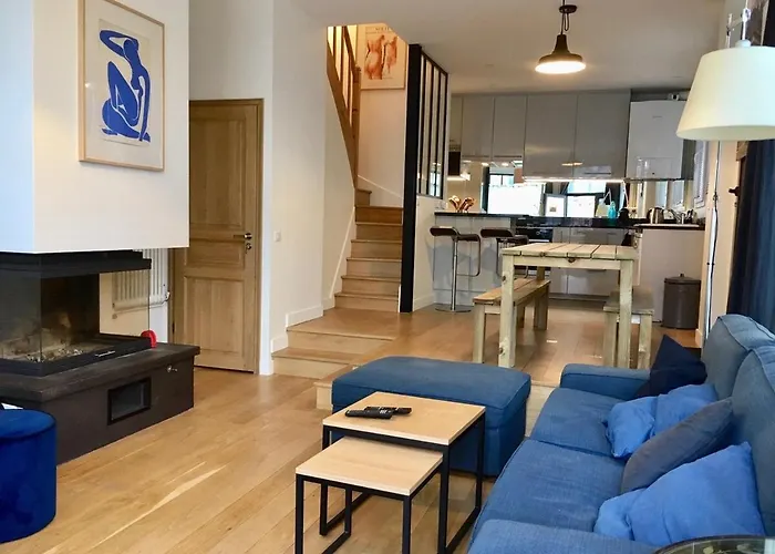 Tatil Evi Laboucherietrouville Maison 200m2 5 Hypercentre 13 Personnes Avec Bebes *